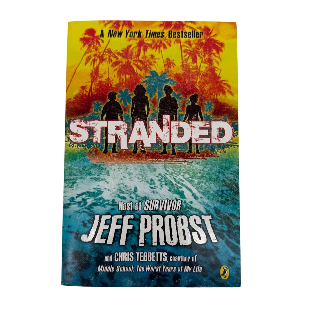 🔴 5 for $25! Stranded Book 1‎ Jeff Probst Chris Tebbetts Paperback Adventure Su